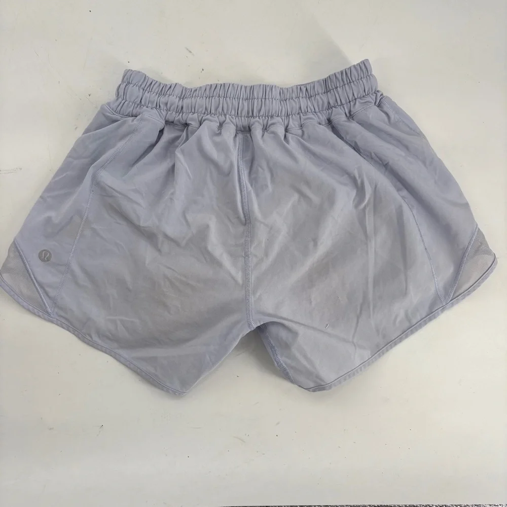 lululemon Hotty Hot Short 4 Mid rise Lilac Athletic Run Shorts Sporty